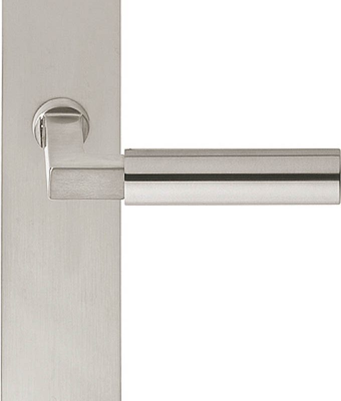 Formani - Deurkruk TIMELESS 1930MPSFC ongeveerd op schild blind mat rvs