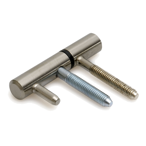 Inboorpaumelle staal 14 mm - houten kozijn