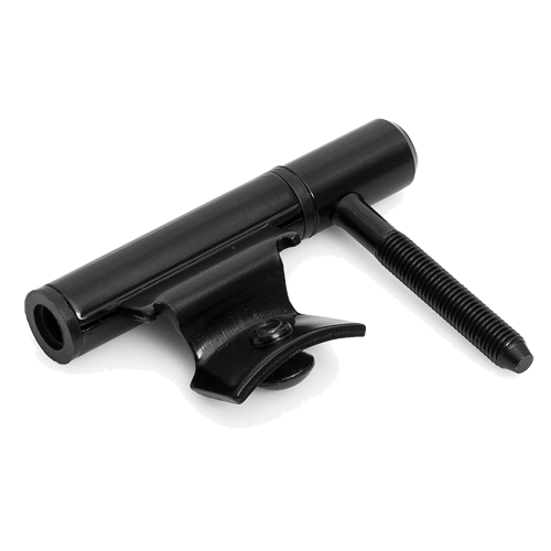 Inboorpaumelle zwart 14 mm - stalen inmetselkozijn