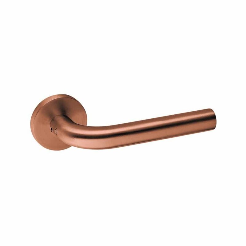 JNF Deurkrukken Tubular Round brons PVD