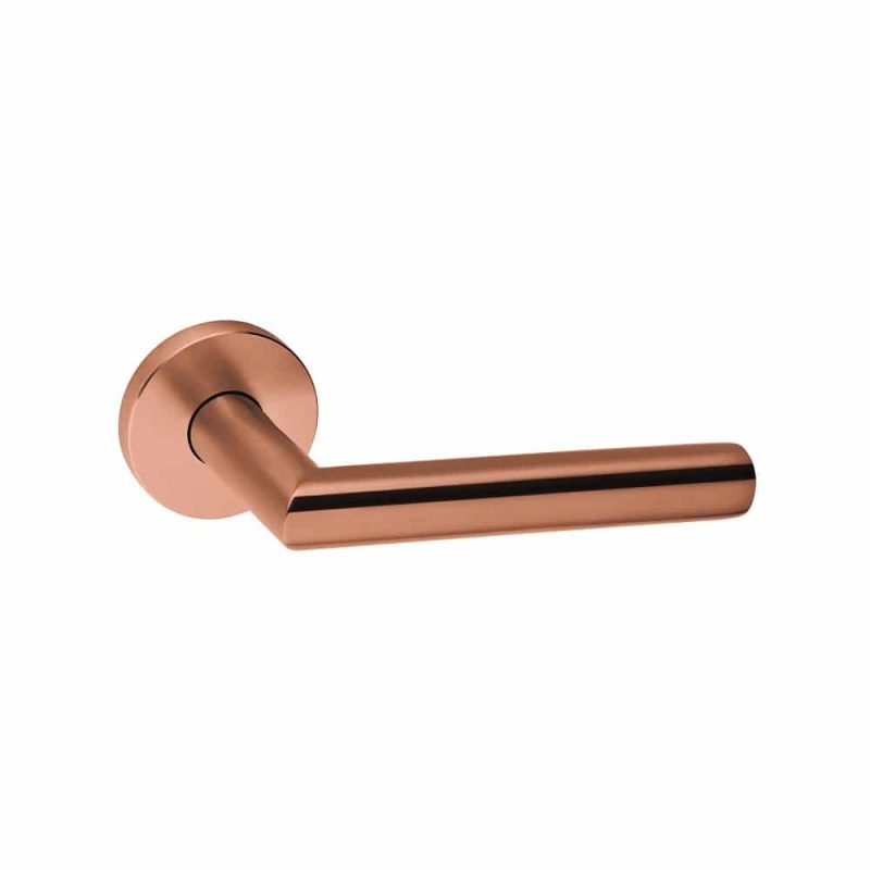 JNF Deurkrukken Tubular koper PVD