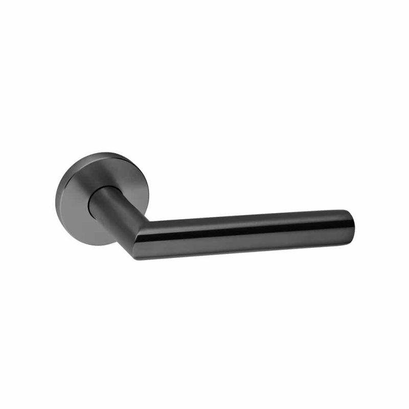 JNF Deurkrukken Tubular zwart PVD
