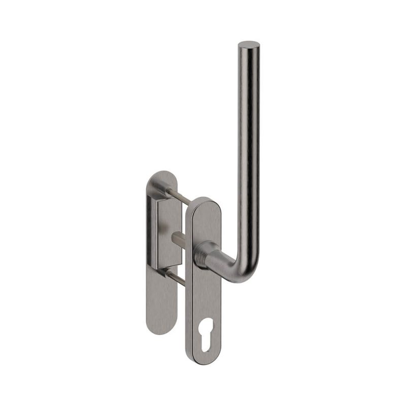 Hardbrass - Hefschuifdeurgreep Oslo enkel PC69 INOX