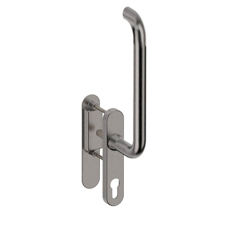 Hardbrass - Hefschuifdeurgreep Stockholm enkel PC69 INOX