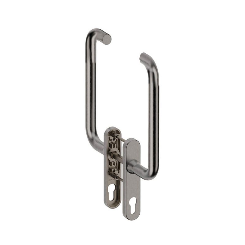 Hardbrass - Hefschuifdeurgreep Stockholm dubbel PC69 INOX