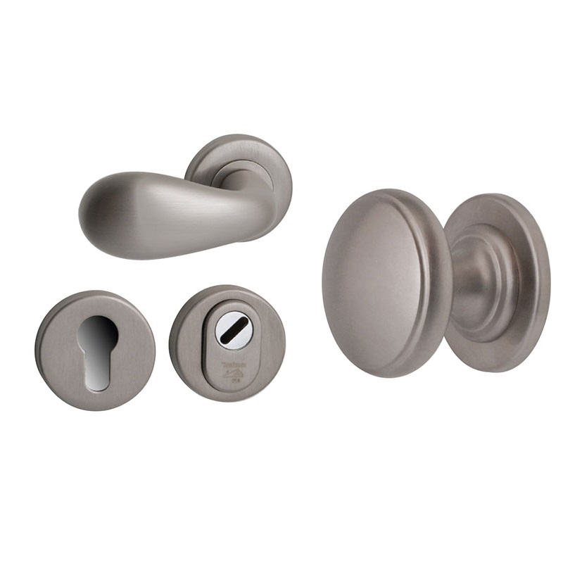 Hardbrass - Pragma/Olympia voordeurset links PVD INOX