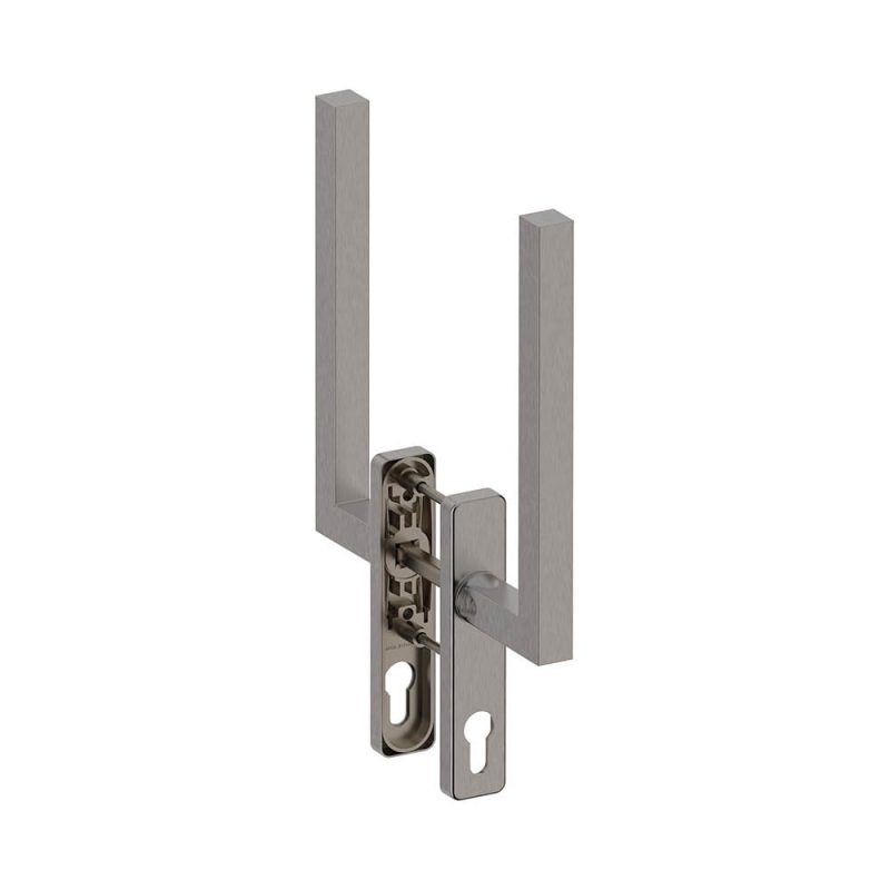 Hardbrass - Hefschuifdeurgreep Geneve dubbel PC69 INOX