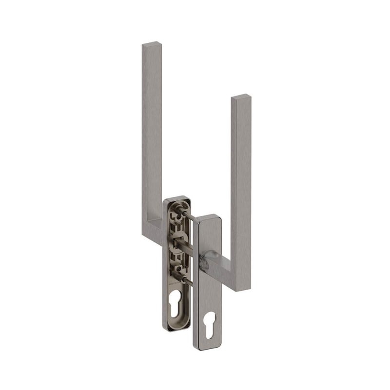 Hardbrass - Hefschuifdeurgreep Phoenix dubbel PC69 INOX