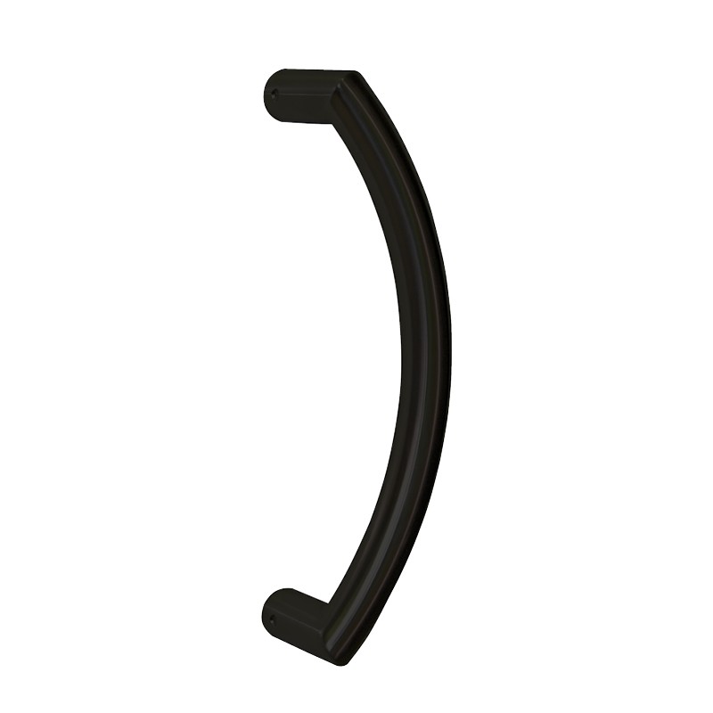 Hardbrass - Handgreep Parijs 30x380mm PUURzwart