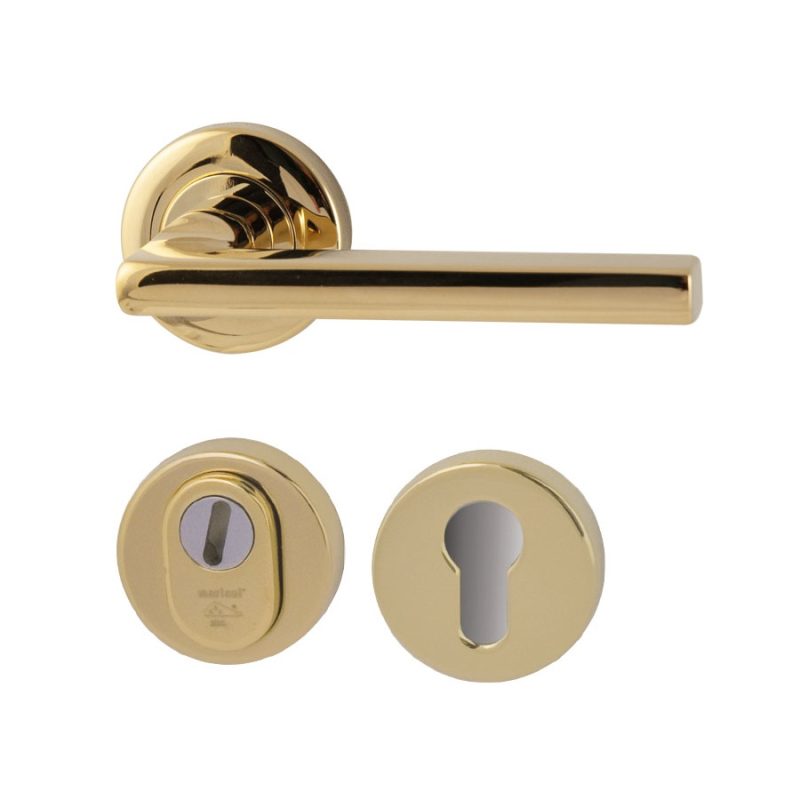 Hardbrass - Sara achterdeurset compleet PVD Messing