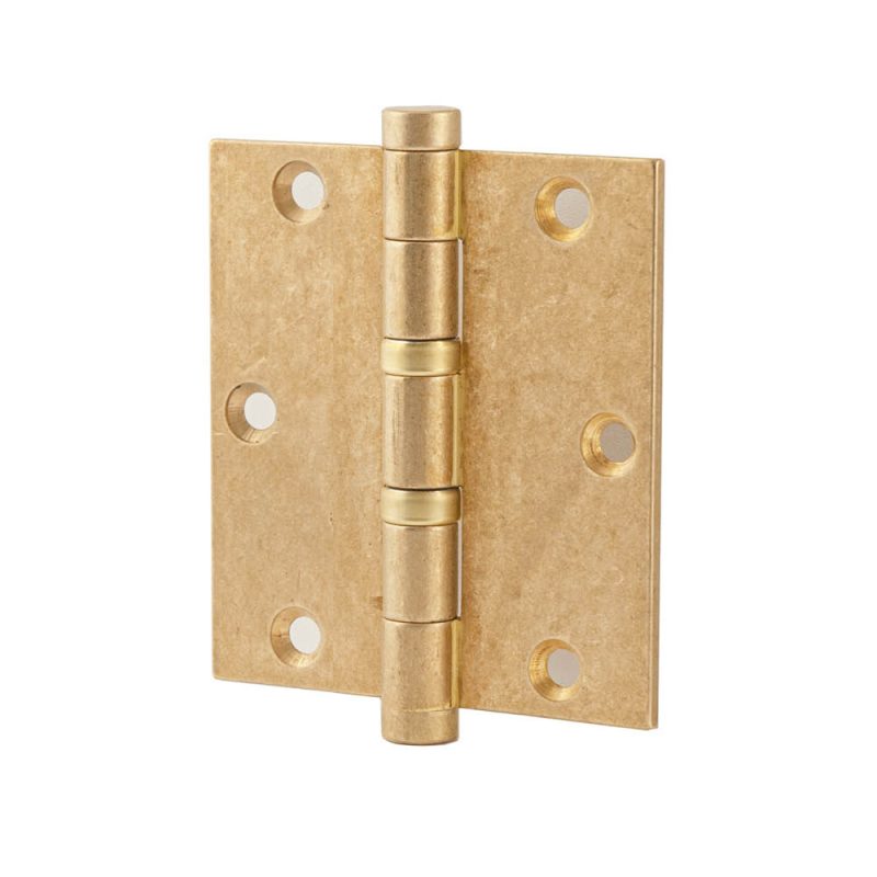 Hardbrass - Kogellagerscharnier 89x76 getrommeld messing