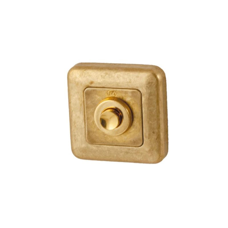 Hardbrass - Deurbel QBE Getrommeld messing