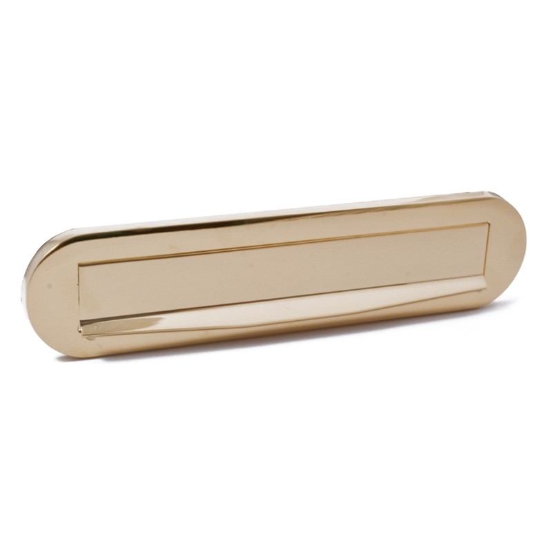 Hardbrass - Briefplaat Ronald PVD messing