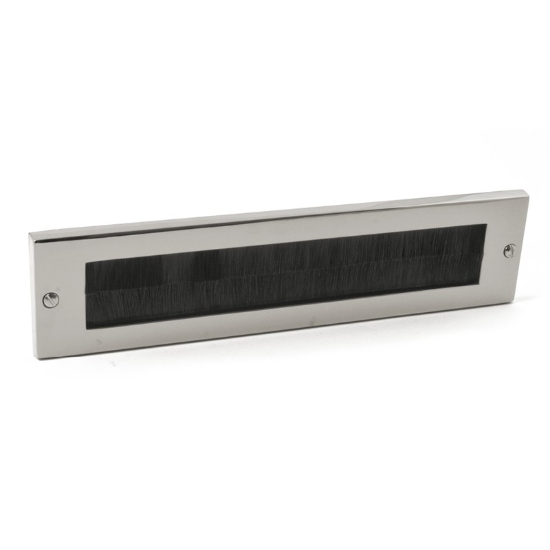 Hardbrass - Tochtborstel Alena PVD glans nikkel