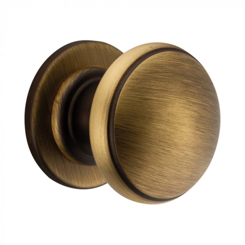 Hardbrass - Voordeurknop Pragma 70mm matbrons