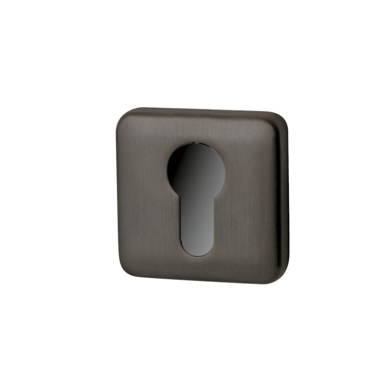 Hardbrass - Cilinderrozet Qbe PVD gun metal