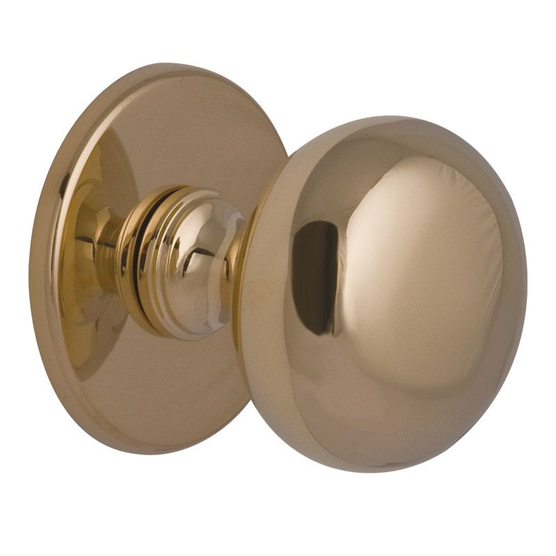 Hardbrass - Voordeurknop Iris 72mm PVD messing