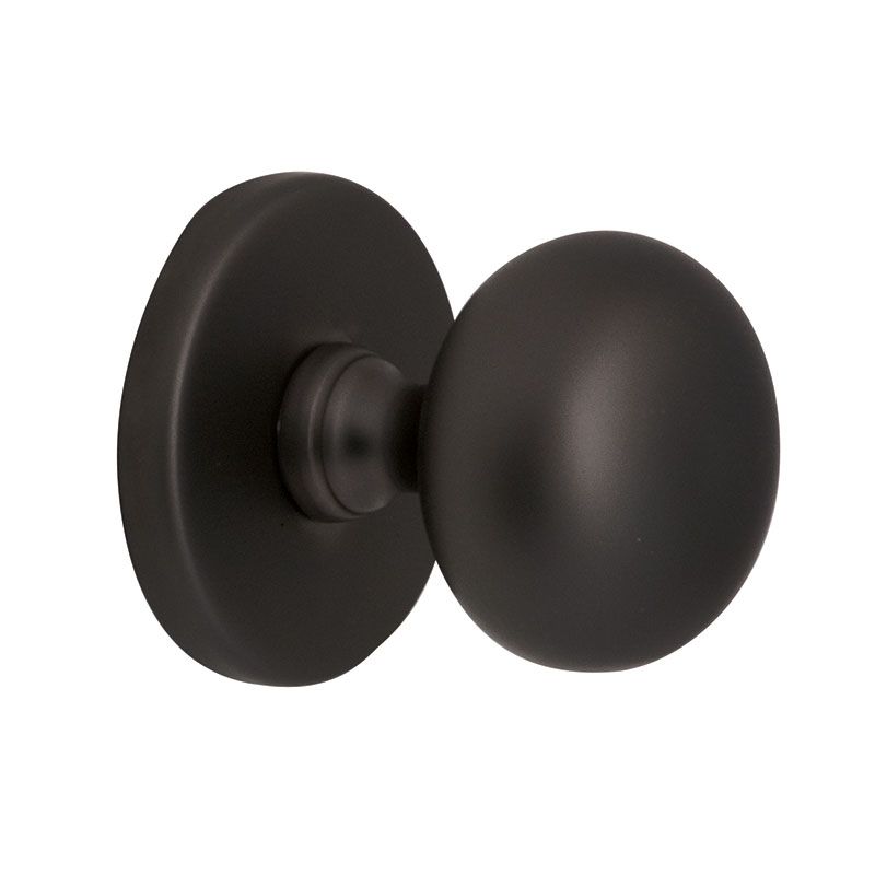 Hardbrass - Voordeurknop Iris 56mm PUURzwart