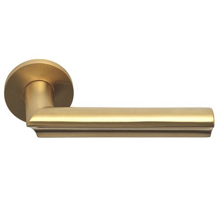 Formani - Deurkruk David Rockwell ECLIPSE DR102-G op rozet PVD mat goud