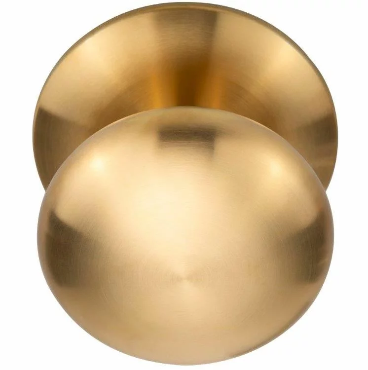 Formani - Voordeurknop BASICS LB80V Vast met rozet PVD mat goud