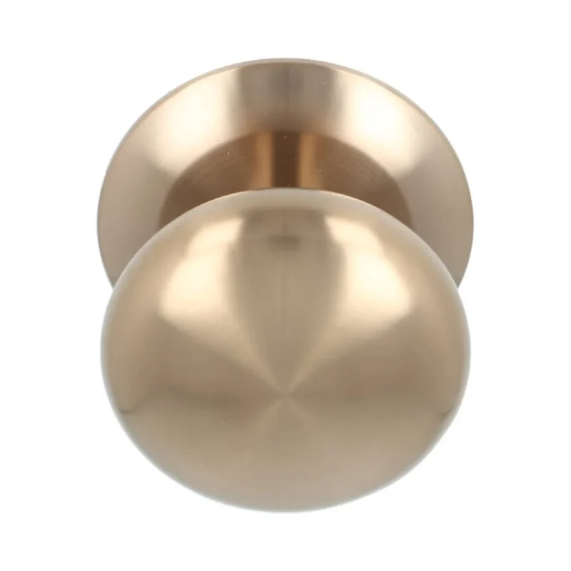 Formani - Voordeurknop BASICS LB65V vast op rozet PVD licht brons
