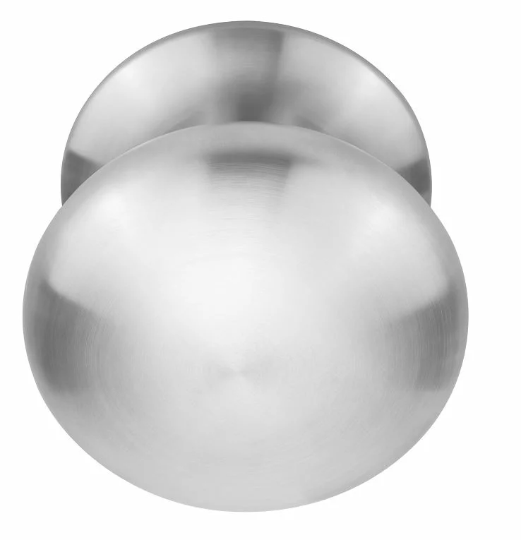 Formani - Voordeurknop BASICS LB65V Vast op rozet rvs