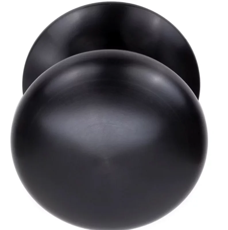 Formani - Voordeurknop BASICS LB65V Vast op rozet PVD gunmetal