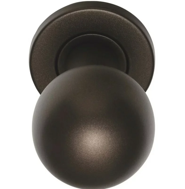 Formani - Voordeurknop BASICS LB501B draaibaar op rozet brons