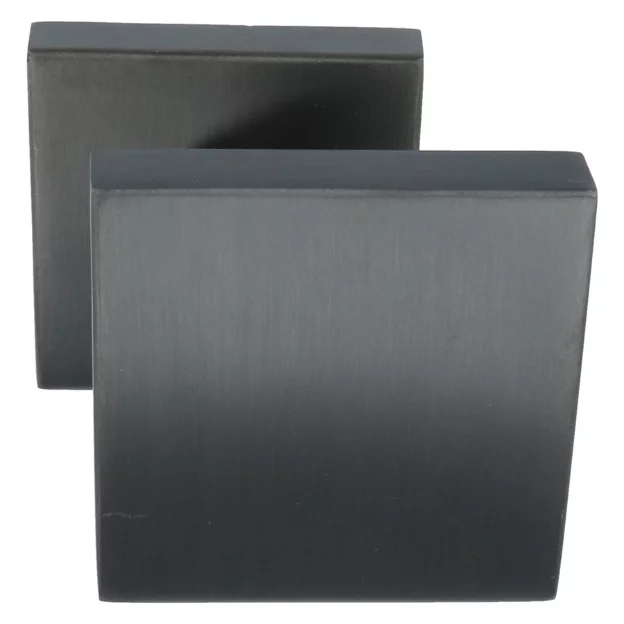 Formani - Voordeurknop BASICS BSQ60V vast op rozet PVD gunmetal
