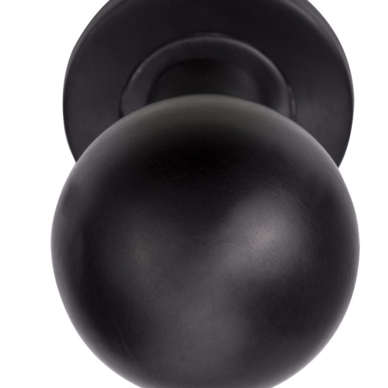 Formani - Voordeurknop Basics LB501D draaibaar op rozet PVD gunmetal