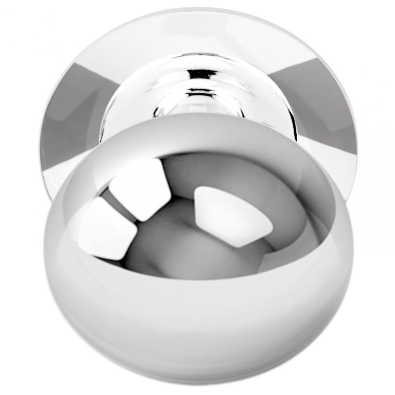 Formani - Voordeurknop Basics LB80V vast gepolijst rvs