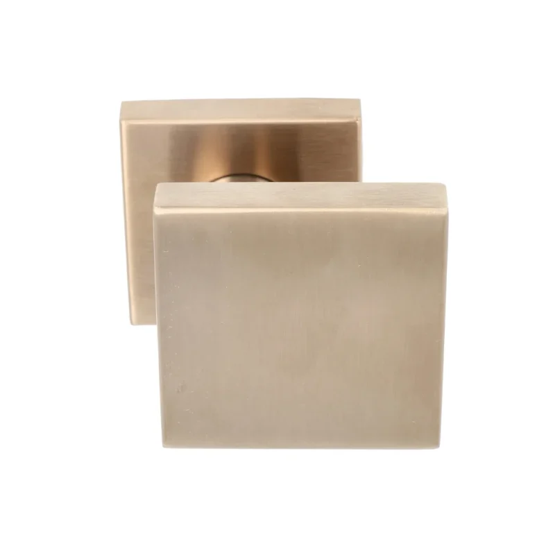 Formani - Voordeurknop BASICS BSQ60V Vast op rozet PVD licht brons