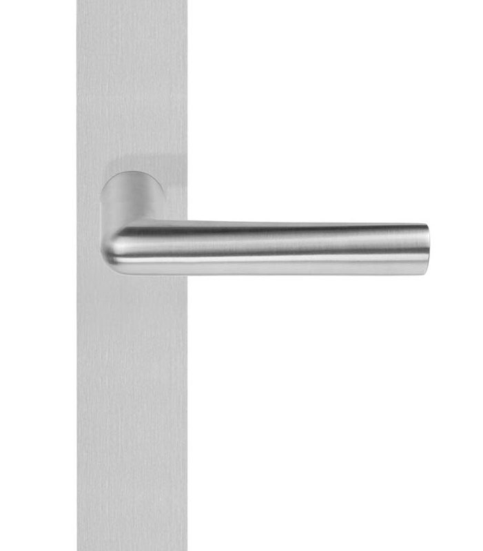 Formani - Deurkruk Piet Boon INC PBI101P236SFC massief ongeveerd op schild blind mat RVS