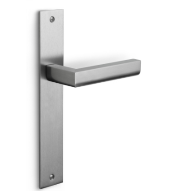 Formani - Deurkruk Piet Boon PBL23P236SFC ongeveerd op schild blind mat rvs