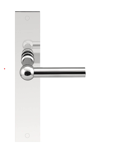 Formani - Deurkruk FERROVIA FVL125P236SFC ongeveerd op schild blind gepolijst rvs