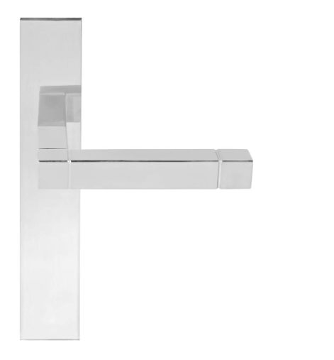 Formani - Deurkruk SQUARE JB100P236SFC ongeveerd op schild blind gepolijst rvs