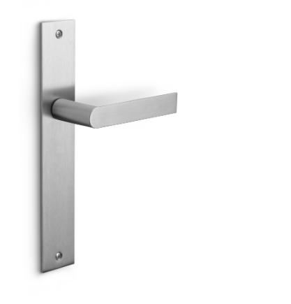 Formani - Deurkruk PIET BOON ARC PBA100P236SFC ongeveerd op blind schild mat rvs