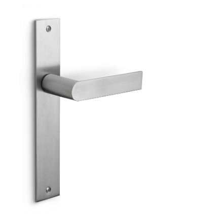 Formani - Deurkruk PIET BOON ARC PBA101P236SFC ongeveerd op blind schild mat rvs