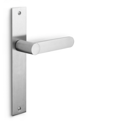 Formani - Deurkruk TENSE BB103P236SFC ongeveerd op blind schild mat rvs