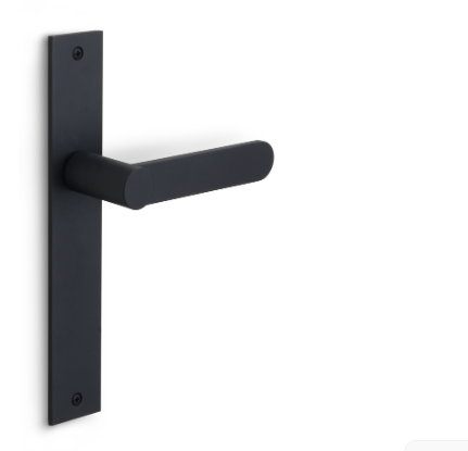 Formani - Deurkruk TENSE BB103P236SFC ongeveerd op blind schild mat zwart