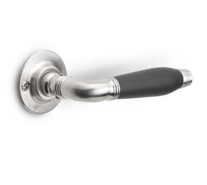 Formani - Deurkruk TIMELESS 1934GRR50 geveerd op rozet mat nikkel/ebbenhout