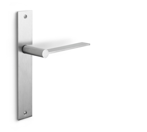 Formani - Deurkruk EDGY EGP236SFC ongeveerd op blind schild mat rvs