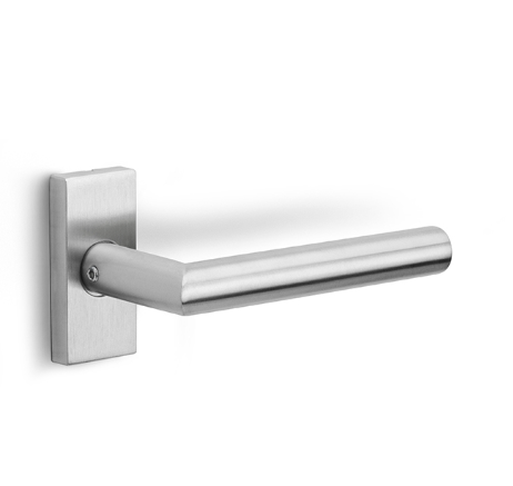Formani - Deurkruk BASICS LBII-19Q32G dubbel geveerd op rozet mat rvs