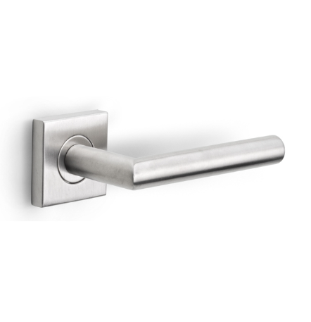 Formani - Deurkruk BASICS LBII-19BSQR53 geveerd op rozet mat rvs