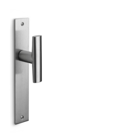 Formani - Deurkruk INC PBI103P236SFC ongeveerd op blind schild mat rvs