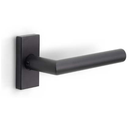 Formani - Deurkruk BASICS LB2-19Q32G dubbel geveerd op rozet mat zwart