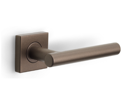 Formani - Deurkruk BASICS LB2-19BSQR53 geveerd op rozet brons