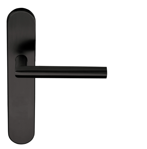 Formani - Deurkruk BASICS LB2-19P13SFC geveerd op blind schild mat PVD mat goud