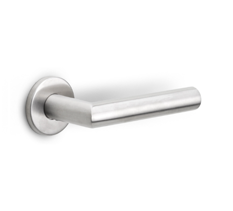 Formani - Deurkruk BASICS LB2-22 geveerd op rozet mat rvs