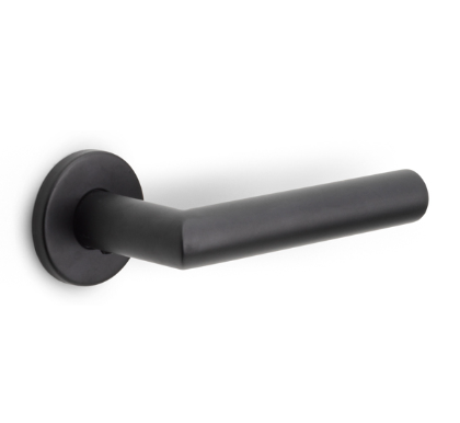 Formani - Deurkruk BASICS LB2-22 geveerd op rozet mat zwart